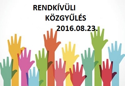 2016.08.23. Rendkívüli közgyolés