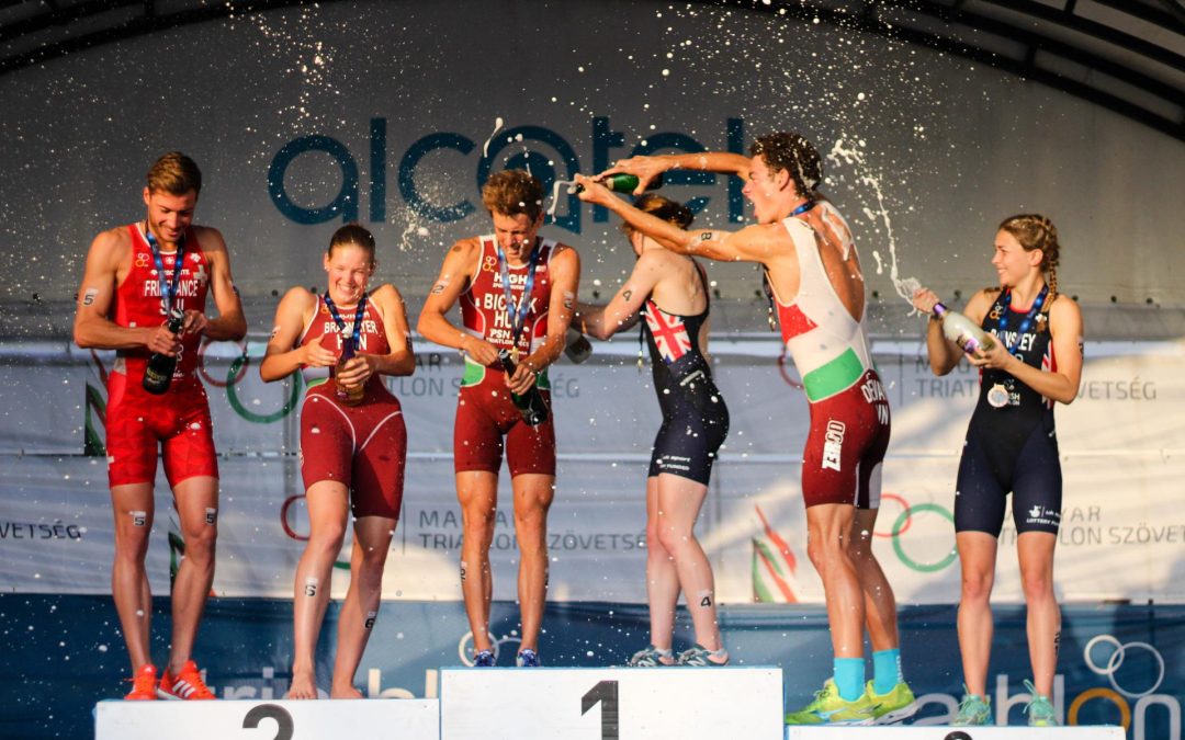 Három magyar érem is született az U23 Triatlon Eb-n